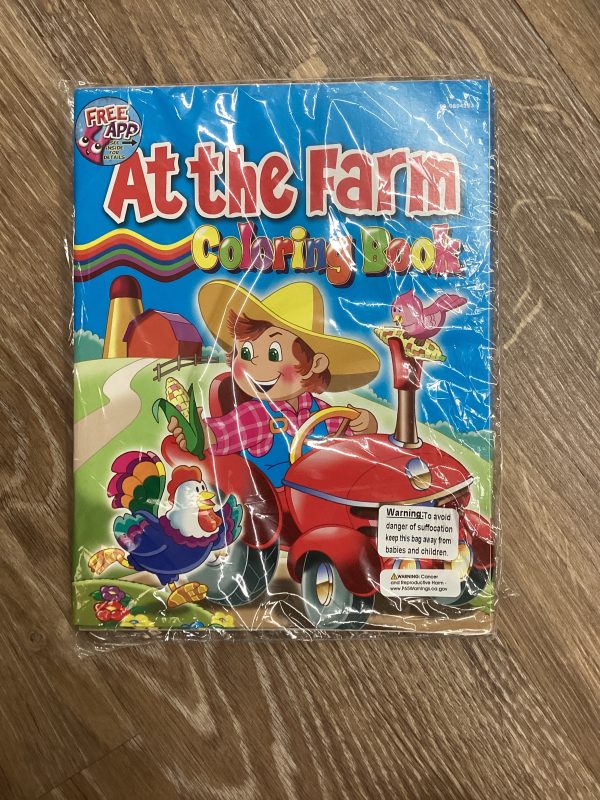 FARM COLORING BOOK 2PK For Cheap