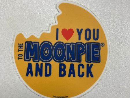 MOONPIE LOVE YOU STICKER For Sale