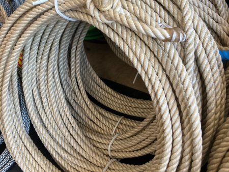 10.5 TAN 50  RANCH ROPE 3 STRAND Fashion