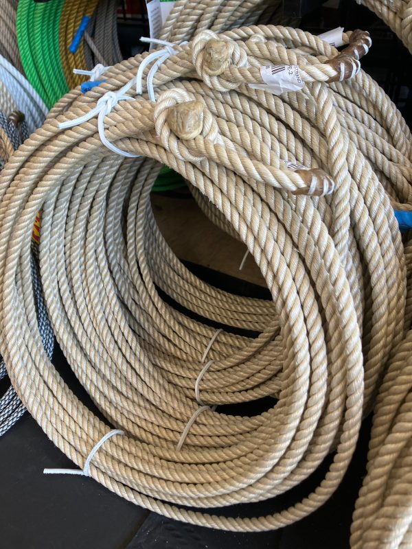 10.5 TAN 50  RANCH ROPE 3 STRAND Fashion