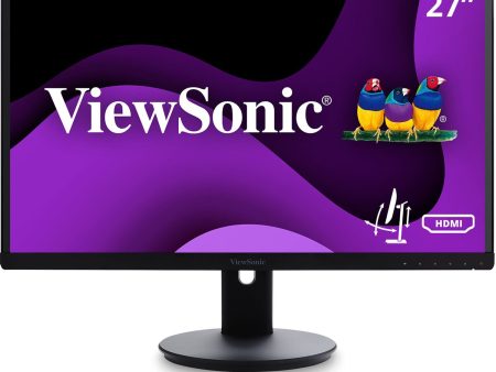 ViewSonic 27  IPS 1080p Ergonomic HDMI and DisplayPort Frameless Monitor - Certified Refurbished For Cheap