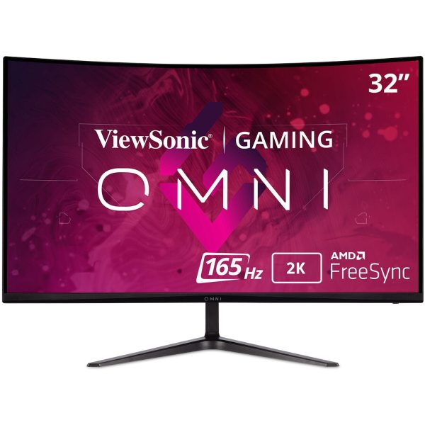 ViewSonic OMNI 32  165Hz Curved QHD Gaming Monitor - Certified Refurbished Online Hot Sale