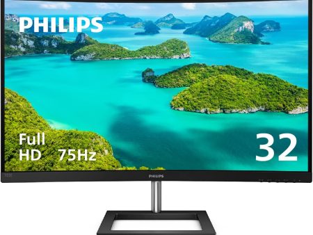 Philips 32  1920x1080 60Hz Full HD Curved Monitor - Certified Refurbished Cheap