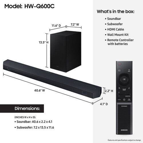 Samsung 3.1.2 ch Q-Series Soundbar System - Certified Refurbished Online now