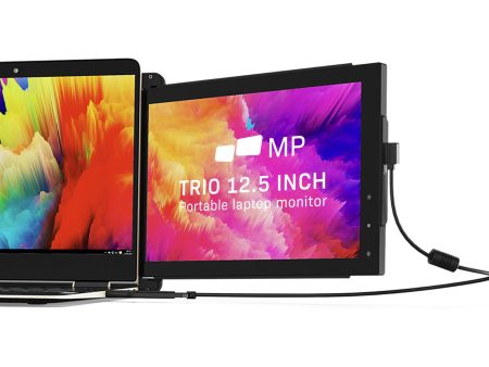 Mobile Pixels 12.5  Trio Portable Monitor, Triple Monitor - Certified Refurbished For Cheap