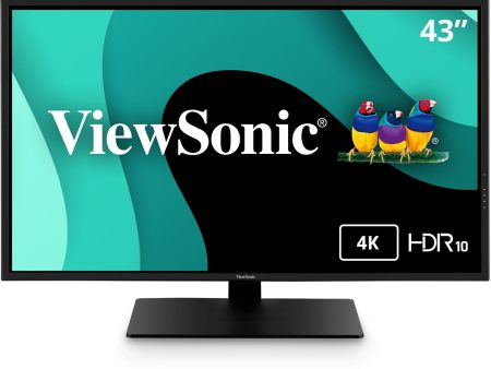 ViewSonic 43  Ultra HD MVA 4K Monitor - Certified Refurbished on Sale