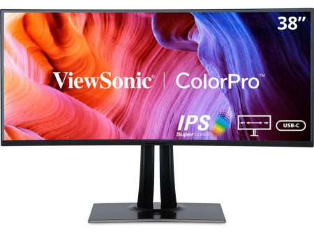 ViewSonic 38  PRO UltraWide Curved Monitor - Certified Refurbished For Cheap