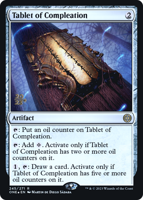 Tablet of Compleation [Phyrexia: All Will Be One Prerelease Promos] Hot on Sale