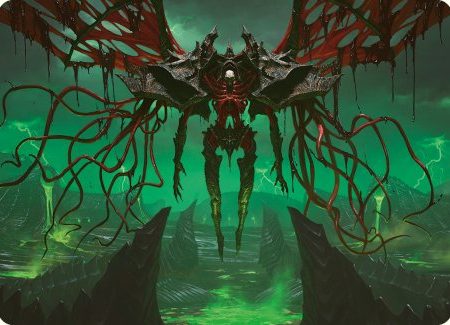 Archfiend of the Dross Art Card [Phyrexia: All Will Be One Art Series] Supply