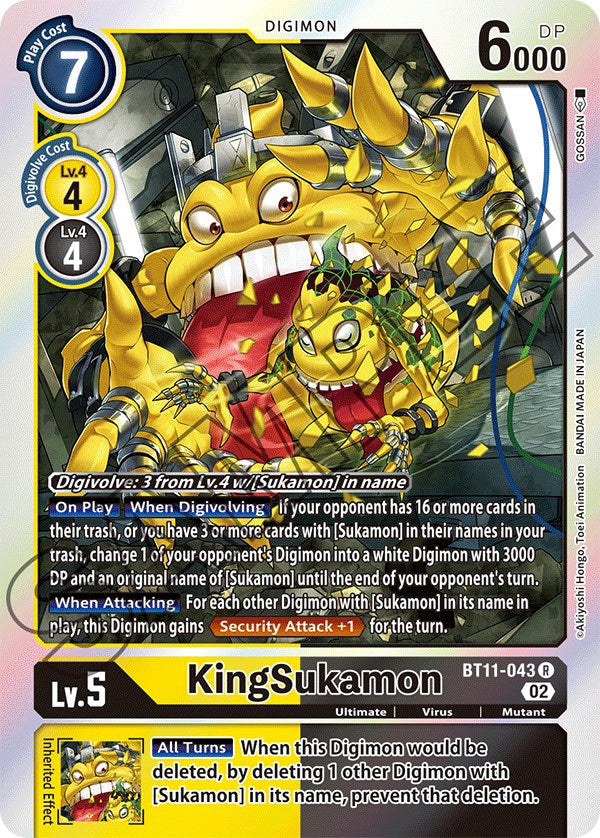 KingSukamon [BT11-043] [Dimensional Phase] Sale