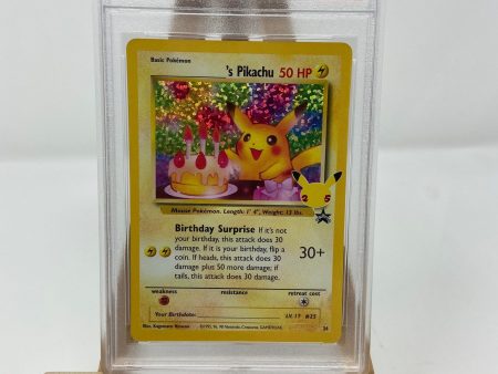 Birthday Pikachu Celebrations Classic Collection PSA 10 68307234 Sale