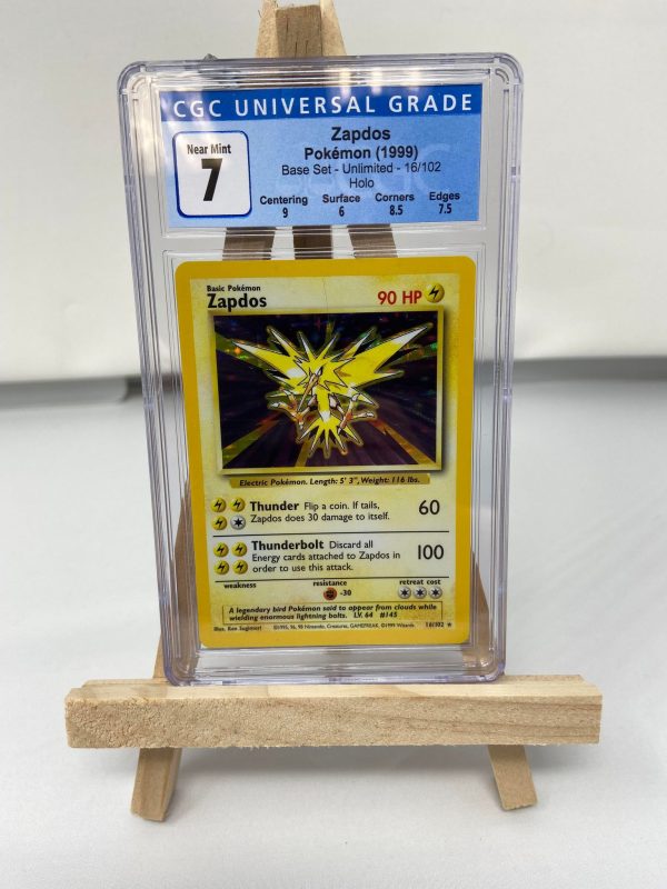 Zapdos Base Set CGC 7 3768023074 on Sale