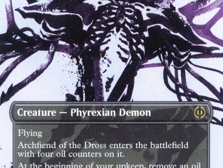 Archfiend of the Dross (Borderless Ichor) [Phyrexia: All Will Be One] Online Hot Sale