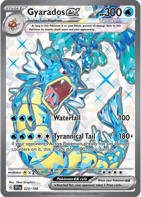 Gyarados ex (225 198) [Scarlet & Violet: Base Set] Hot on Sale