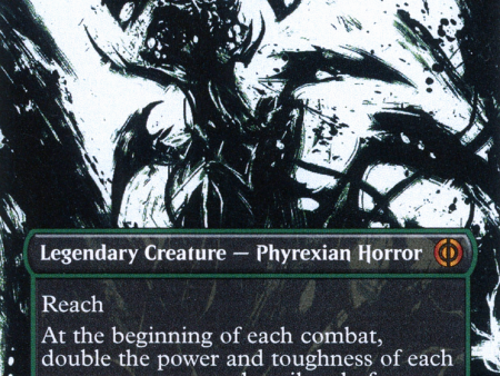 Zopandrel, Hunger Dominus (Borderless Ichor) [Phyrexia: All Will Be One] For Sale