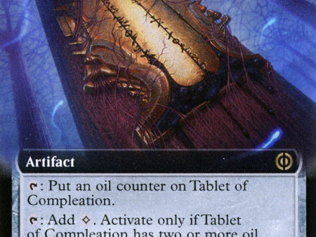 Tablet of Compleation (Extended Art) [Phyrexia: All Will Be One] For Discount