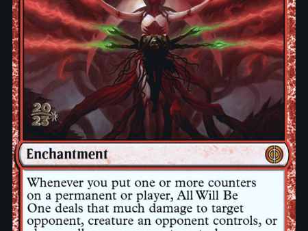 All Will Be One [Phyrexia: All Will Be One Prerelease Promos] Discount