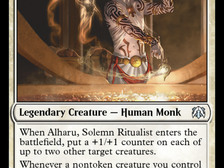 Alharu, Solemn Ritualist [March of the Machine Commander] Online