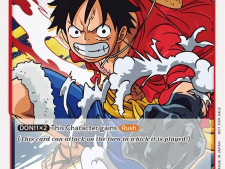 Monkey.D.Luffy (Super Pre-Release) [Participant] [One Piece Promotion Cards] on Sale