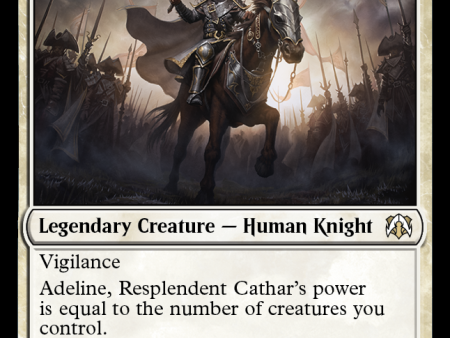 Adeline, Resplendent Cathar [March of the Machine Commander] Online Hot Sale