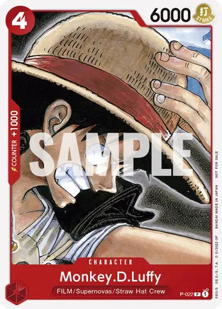 Monkey.D.Luffy (OP-PR) (P-022) on Sale