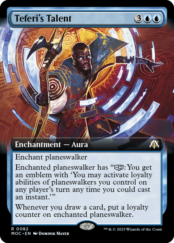 Teferi s Talent (Extended Art) [March of the Machine Commander] Cheap