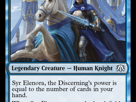 Syr Elenora, the Discerning [March of the Machine Commander] on Sale