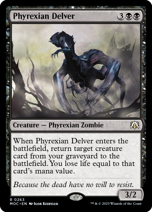 Phyrexian Delver [March of the Machine Commander] Supply