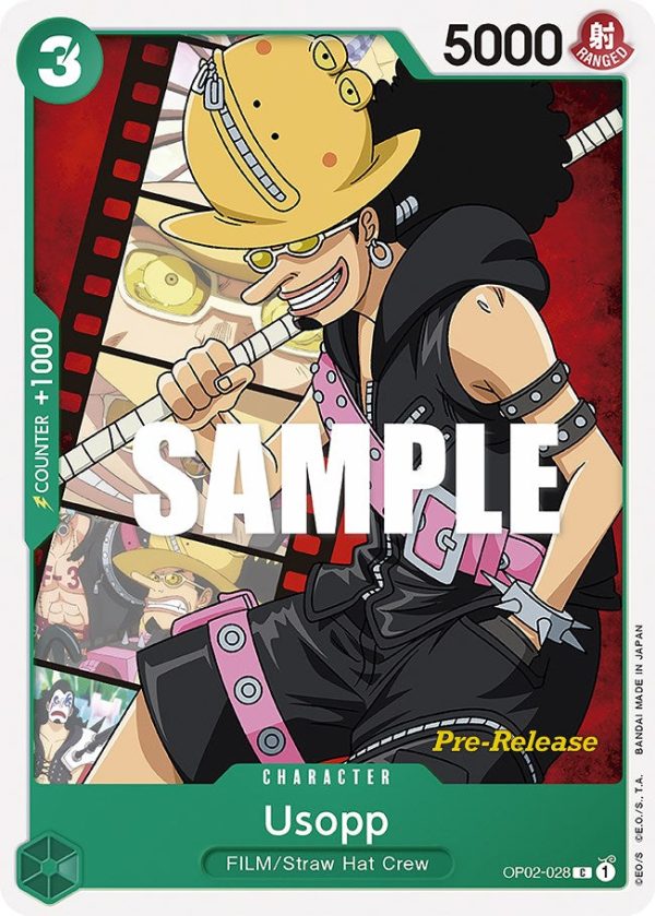 Usopp [Paramount War Pre-Release Cards] Sale