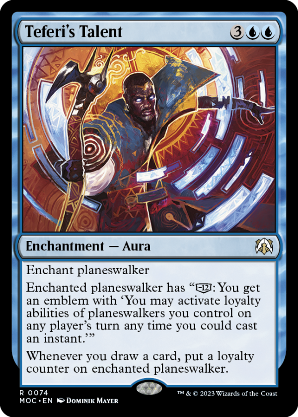 Teferi s Talent [March of the Machine Commander] For Cheap