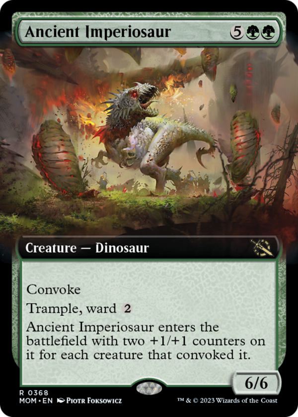 Ancient Imperiosaur (Extended Art) [March of the Machine] Fashion