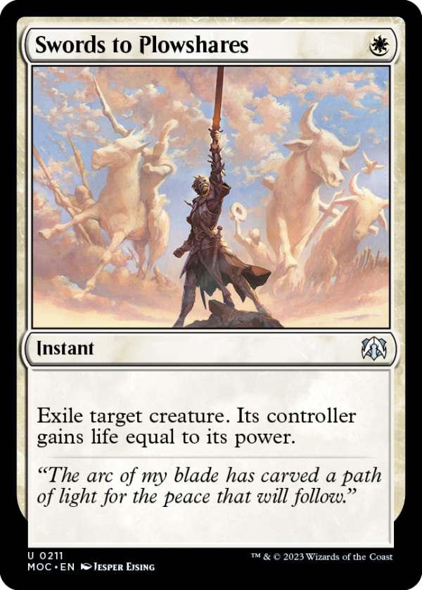 Swords to Plowshares [March of the Machine Commander] Supply