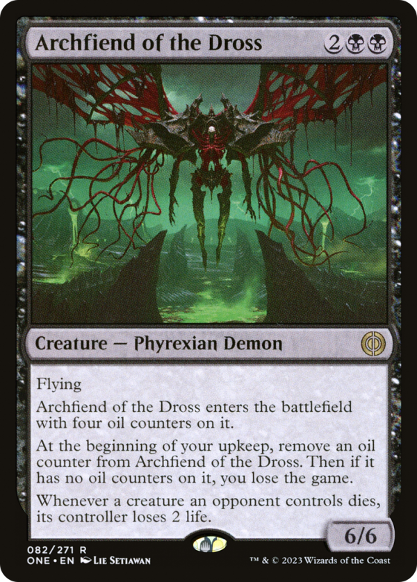 Archfiend of the Dross [Phyrexia: All Will Be One] Online Hot Sale