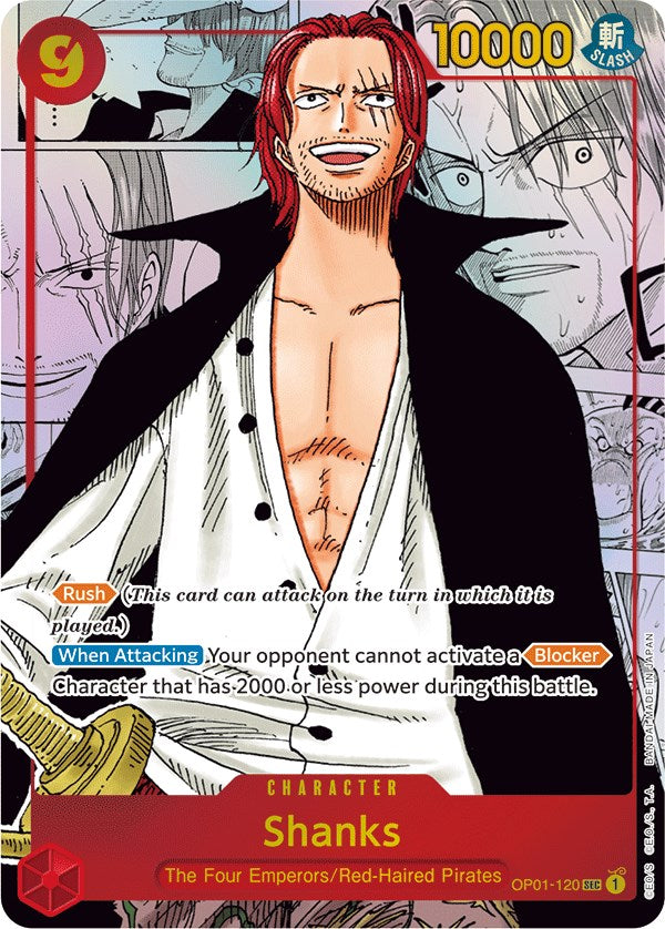 Shanks (Parallel) (Alternate Art) [Romance Dawn] For Discount