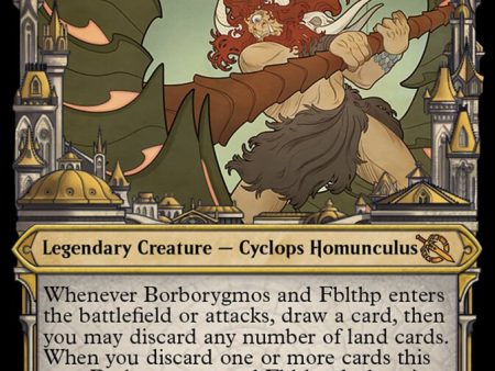 Borborygmos and Fblthp (Showcase Planar Booster Fun) [March of the Machine] For Sale