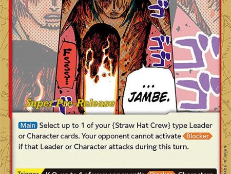 Diable Jambe [Super Pre-Release Starter Deck: Straw Hat Crew] Online Hot Sale