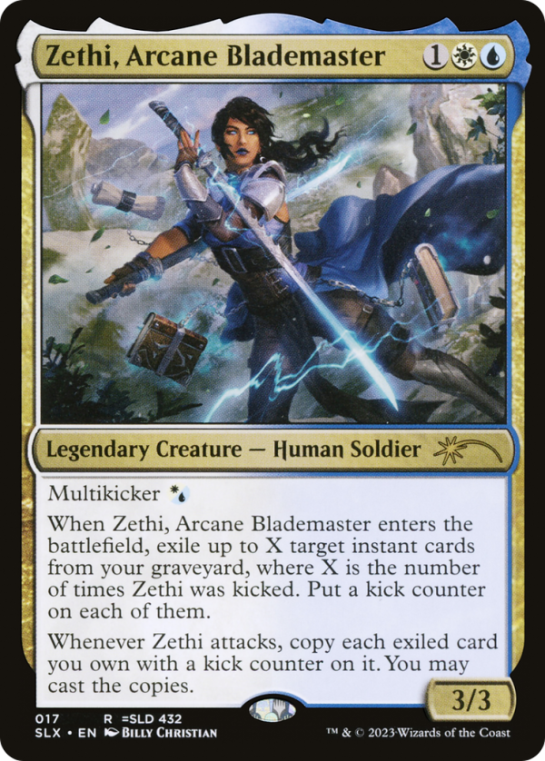 Zethi, Arcane Blademaster [Secret Lair: Universes Within] Cheap